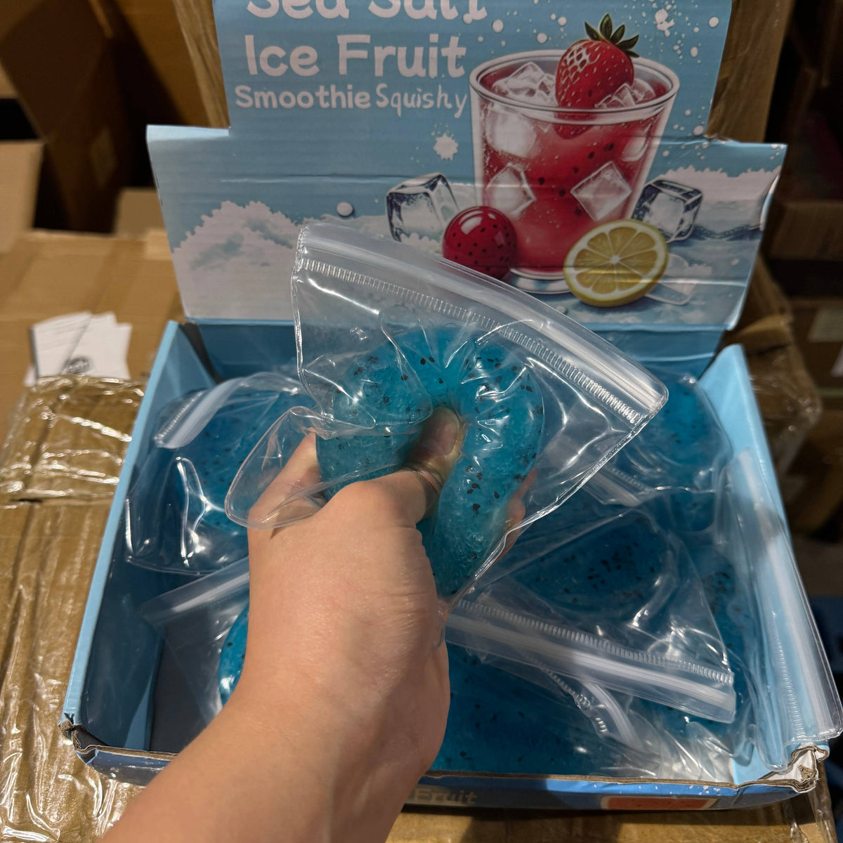 BLUE RASPBERRY FRUIT ICE SLUSHY SQUISHY