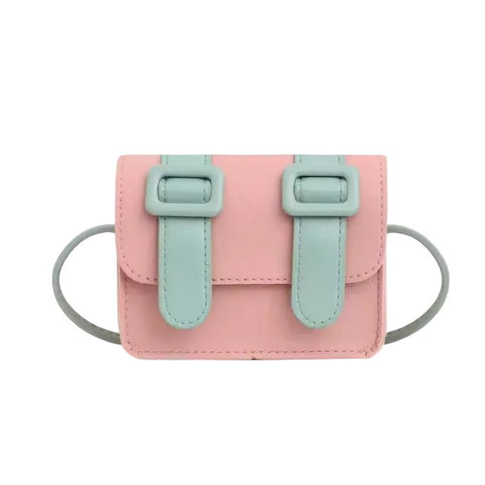 COLOR BLOCK SATCHEL PURSE