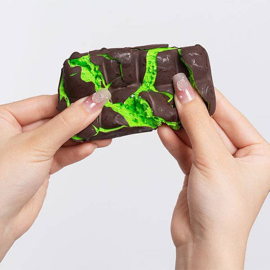 CHOCOLATE BAR WAX CLAY CRACKLE SQUISHY