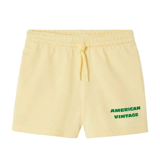 AMERICAN VINTAGE KIDS SHORTS GIXY - VINTAGE CUSTARD