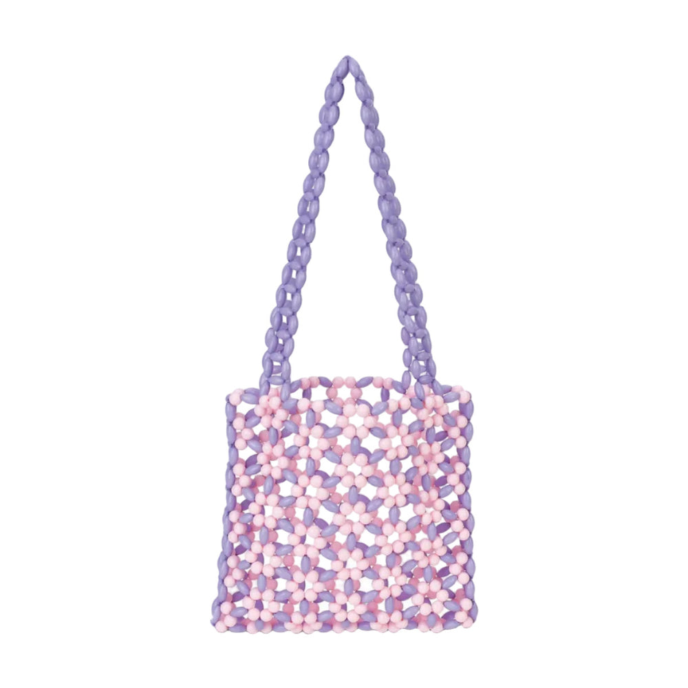 FLOWER CROSSBODY BEADED BAG