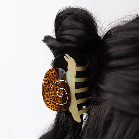 GARDEN SNAIL HAIR JAW CLIP