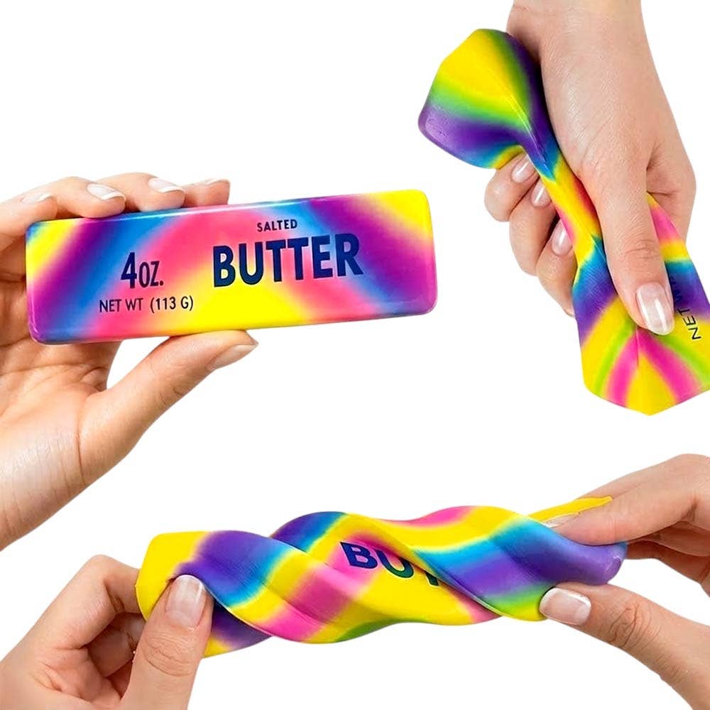RAINBOW BUTTER BAR SENSORY TOY