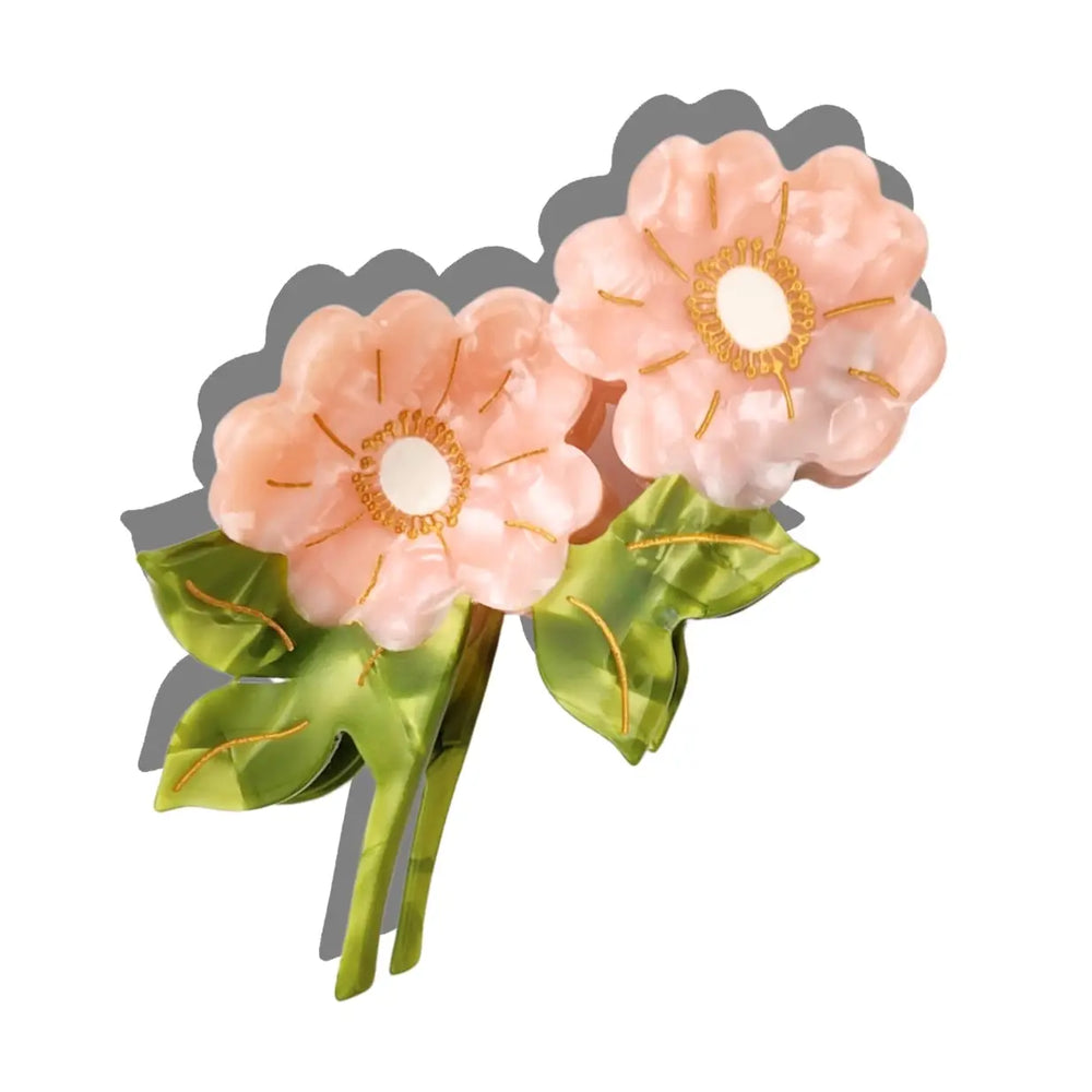 WILD ROSES HAIR JAW CLIP