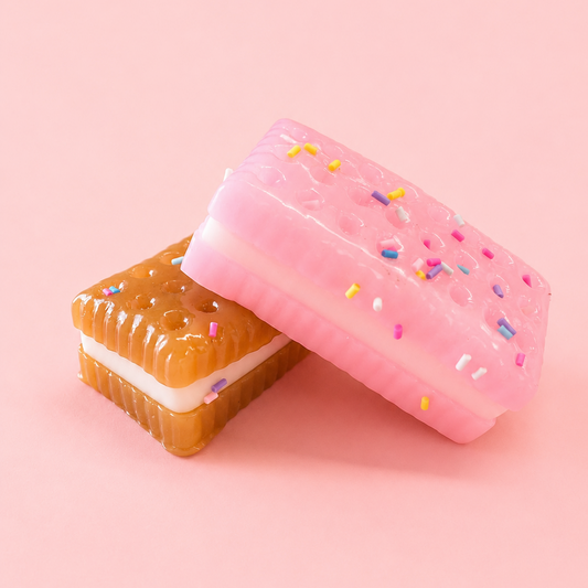SPRINKLE ICE CREAM SANDWICH TABA SQUISHY - GOLDEN WAFER