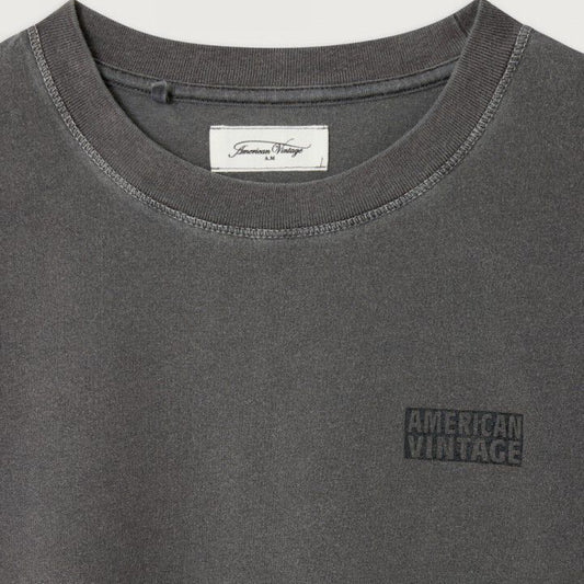 AMERICAN VINTAGE PYMAZ T SHIRT - VINTAGE CARBON