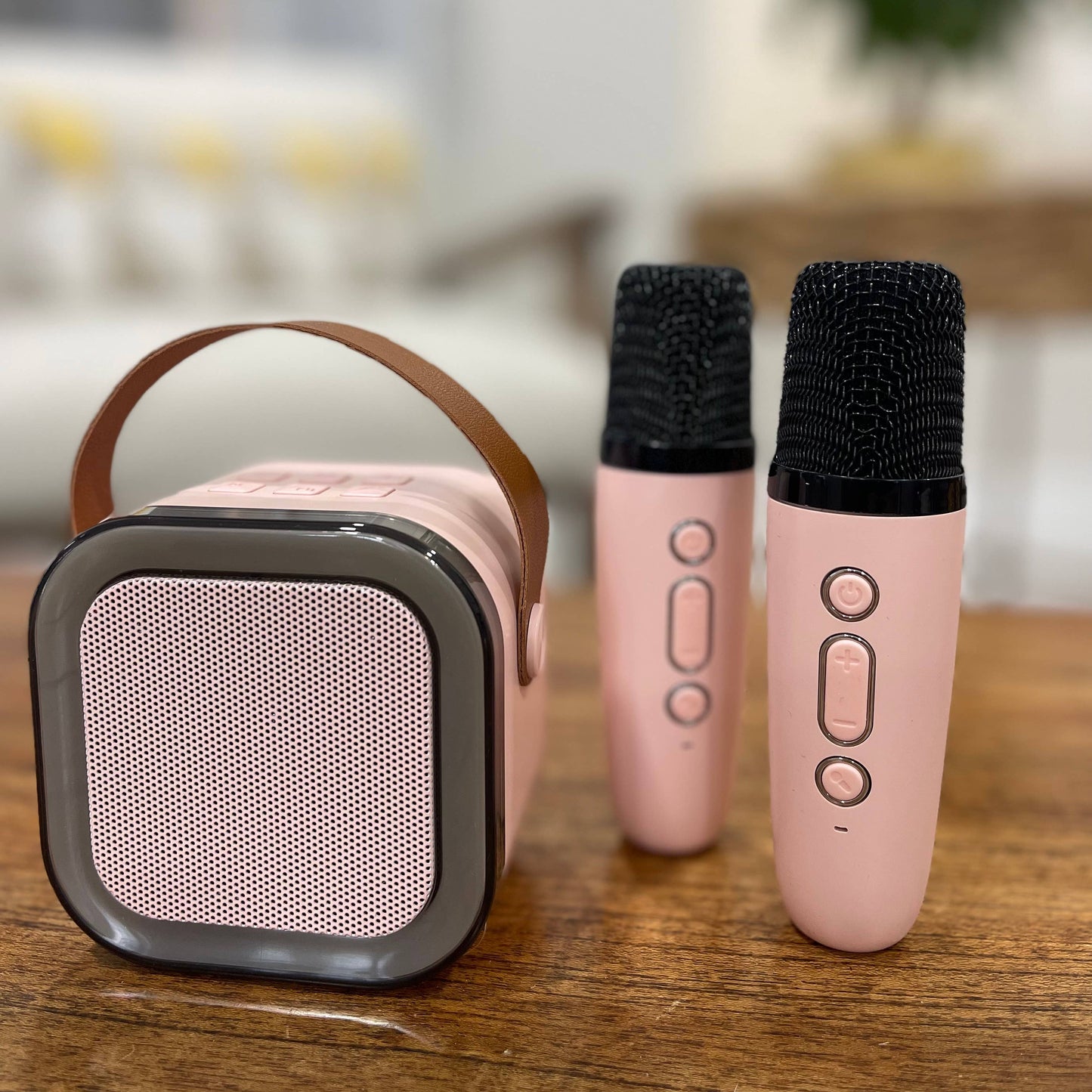 MINI BLUETOOTH KARAOKE MACHINE - PINK