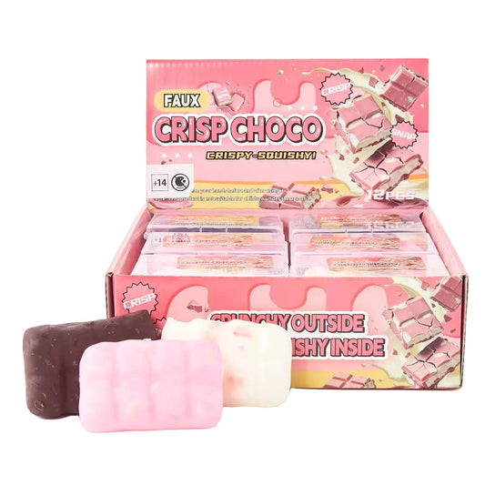 CRISP CHOCO WAX-CRACKING MOCHI CRISP FIDGET TOY