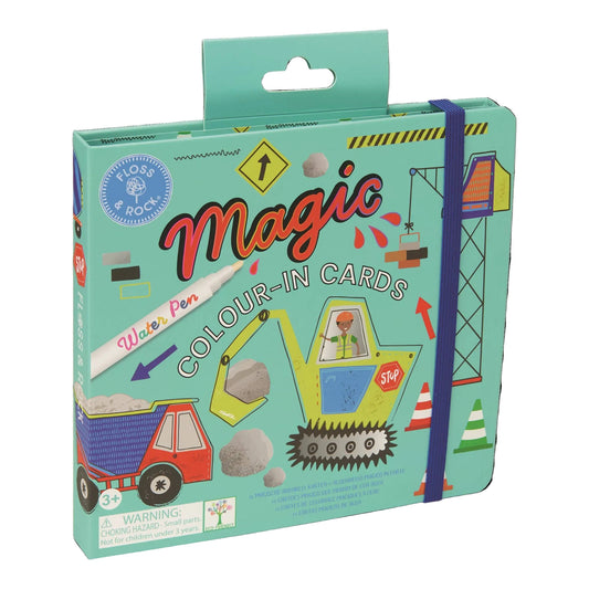 CONSTRUCTION MAGIC WATER COLORING CARDS