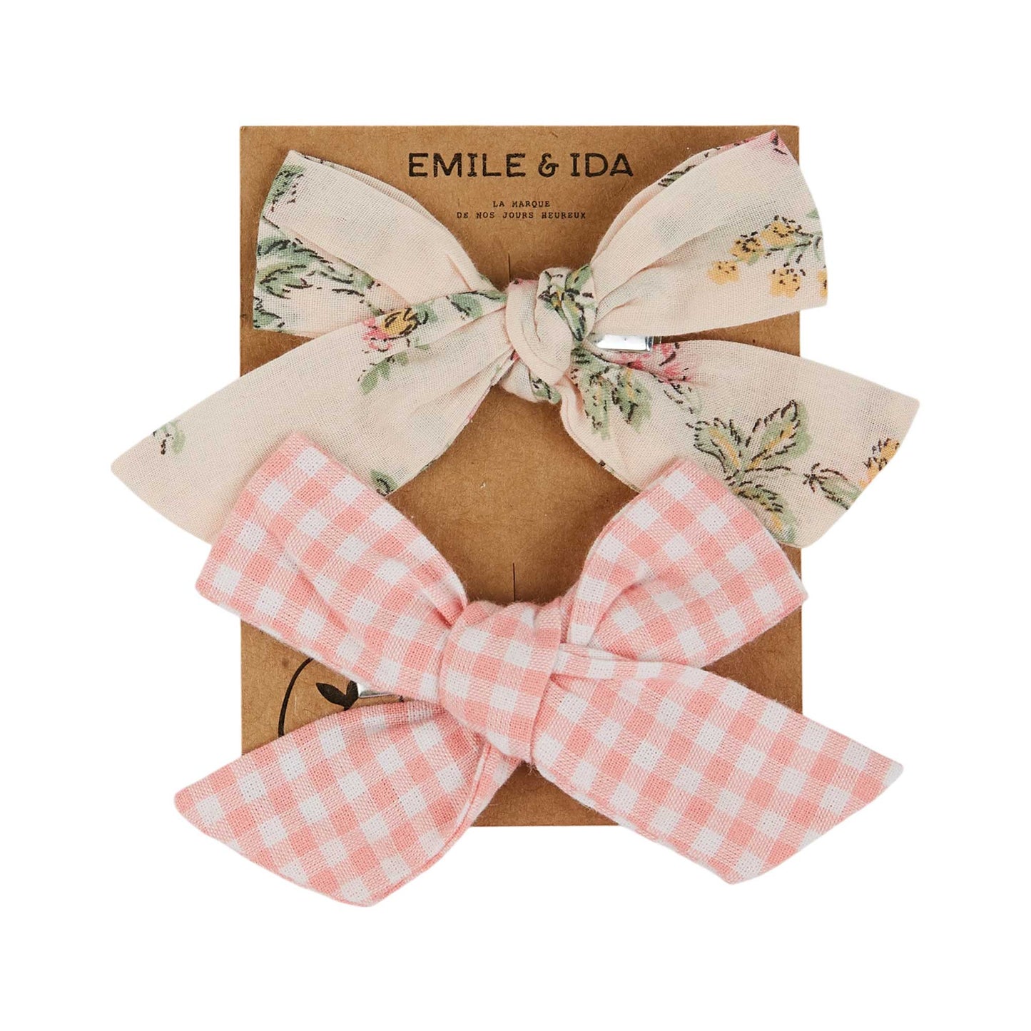 EMILE ET IDA BOW BARETTE SET