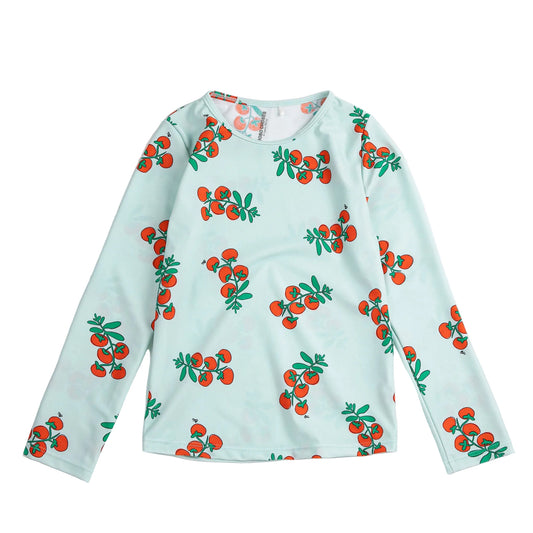 JUICY TOMATO ALL OVER RASHGUARD SET