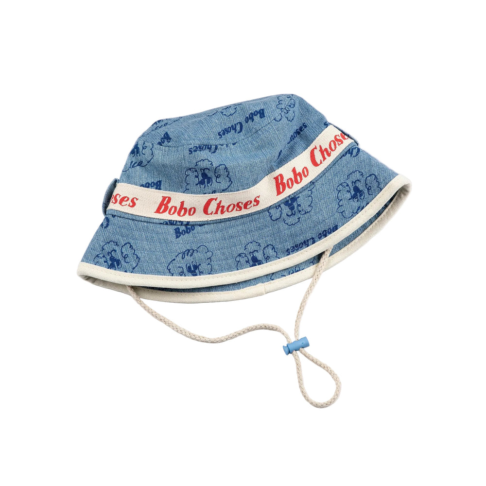 PICKLES THE DOG BUKET HAT - PRUSSIAN BLUE