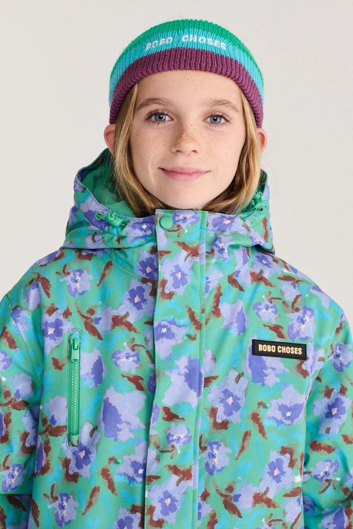 WATERCOLOR ALL OVER SKI ANAORAK JACKET