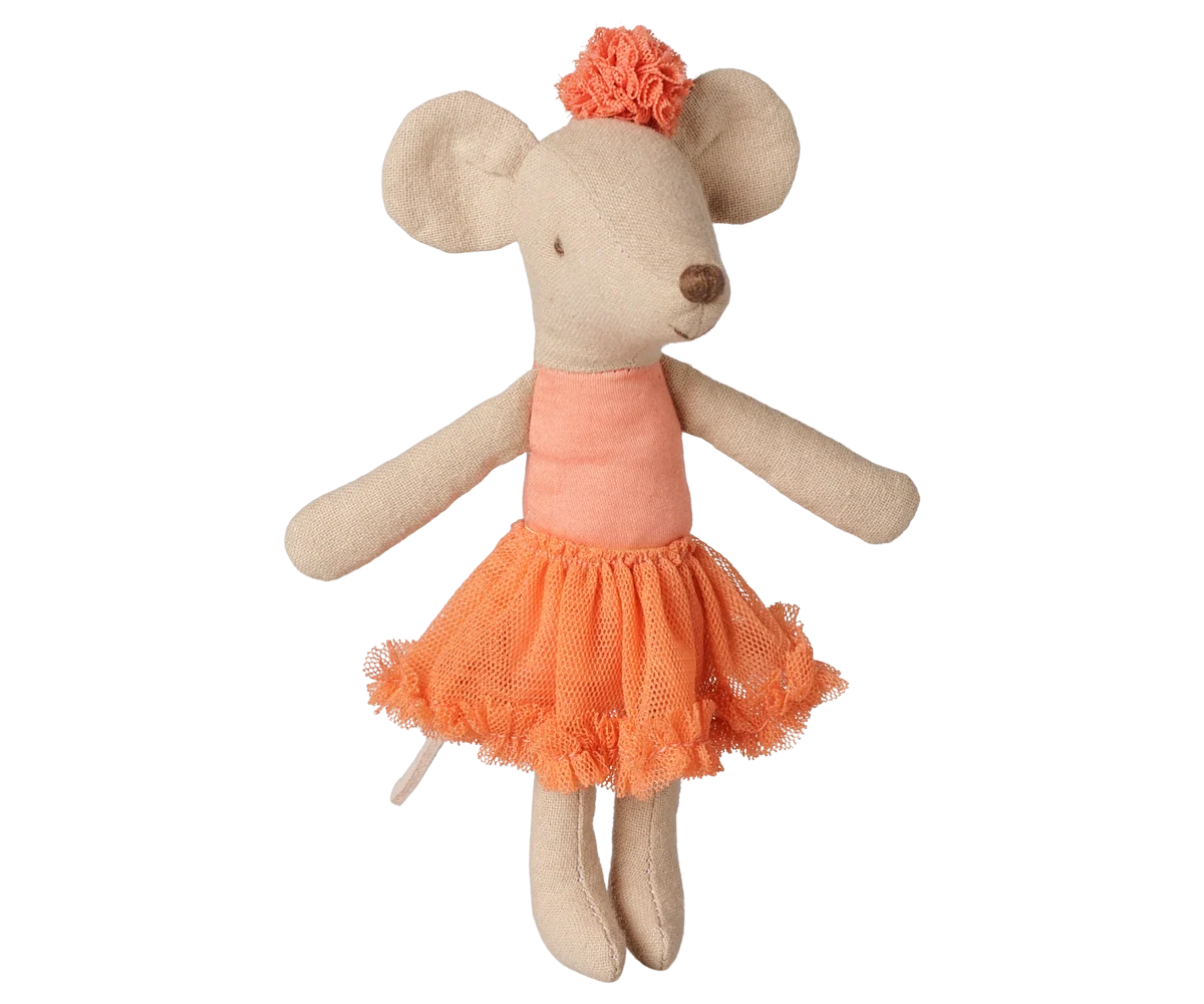BALLERINA MOUSE, BIG SISTER - DUSTY CORAL