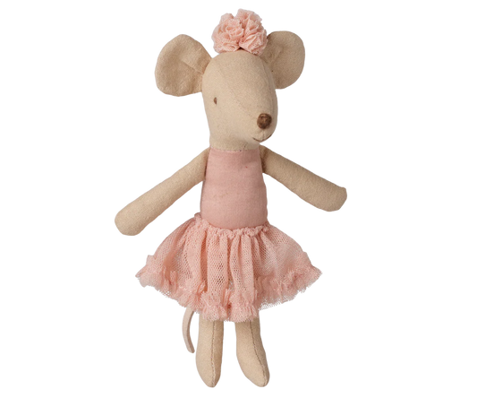 BALLERINA MOUSE, LITTLE SISTER - LIGHT HEATHER