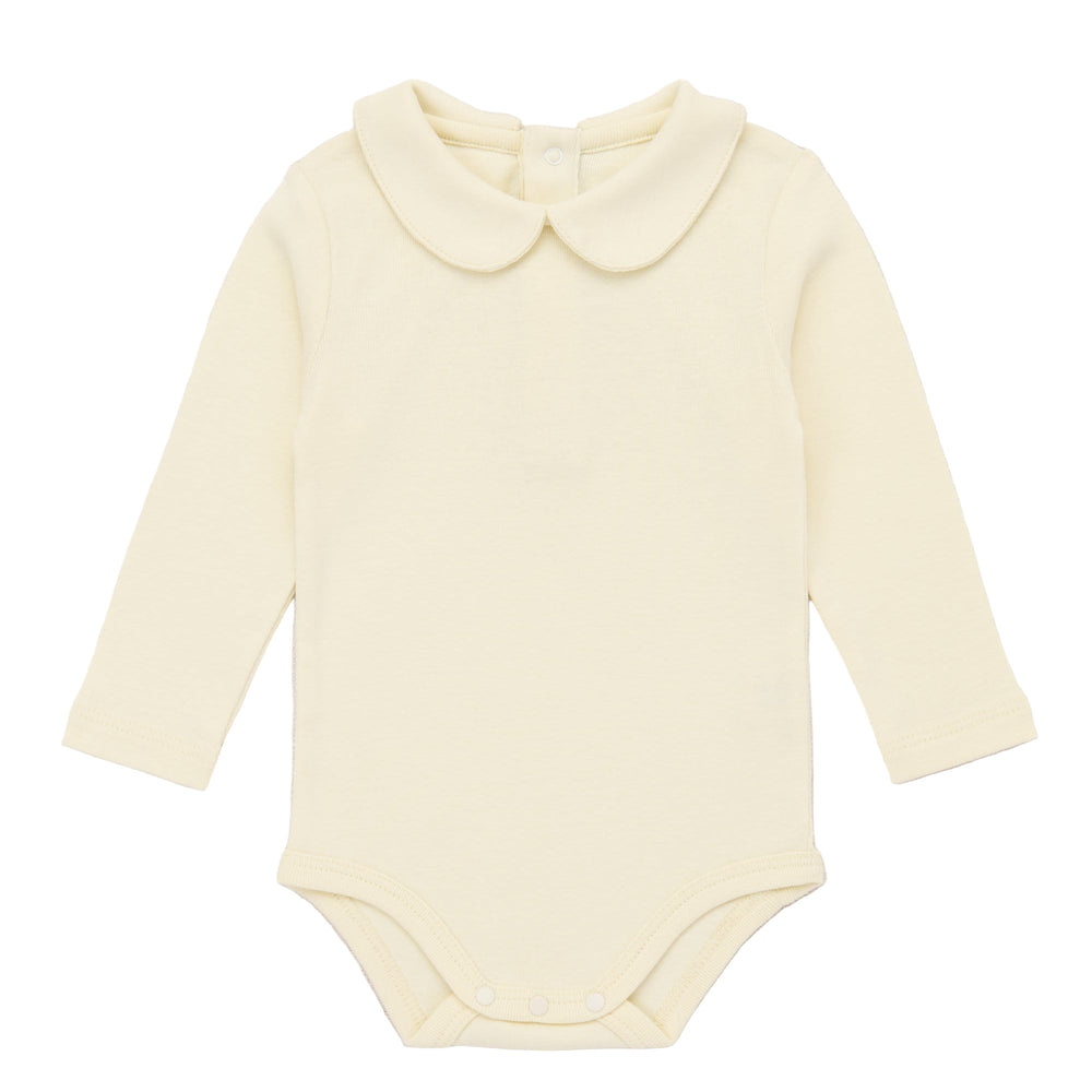 BABY PATTIE COLLAR ONESIE - STRING