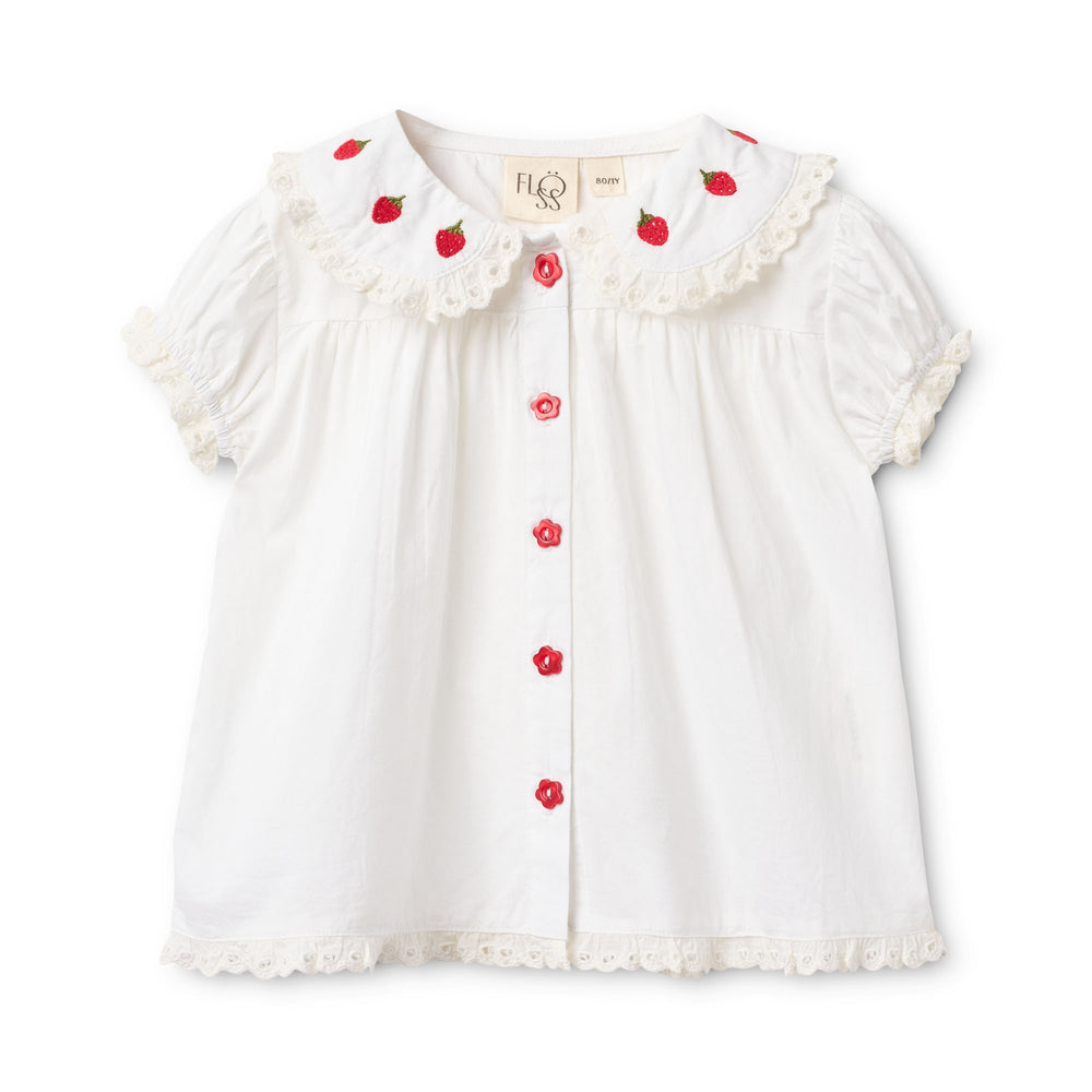 AJA STRAWBERRY BLOUSE SS