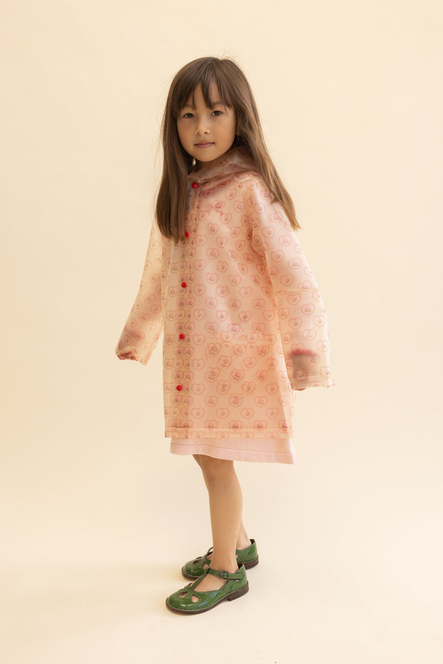 IRIS RAINCOAT - ROSY HEART