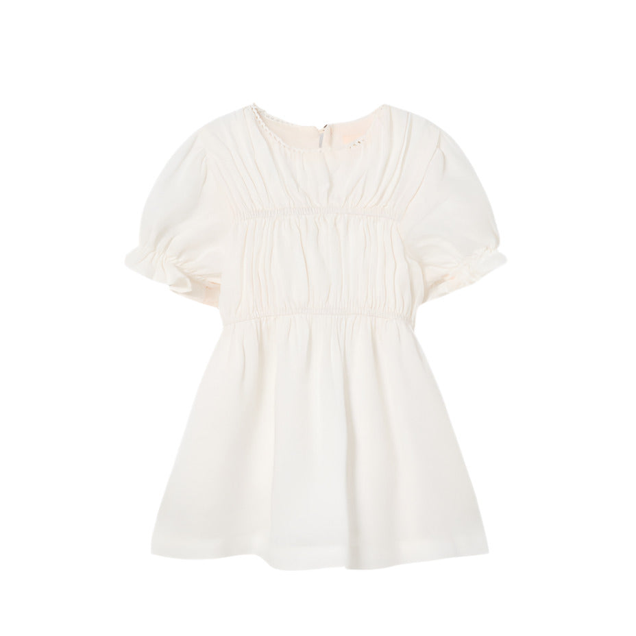 NORA IVORY LINEN DRESS