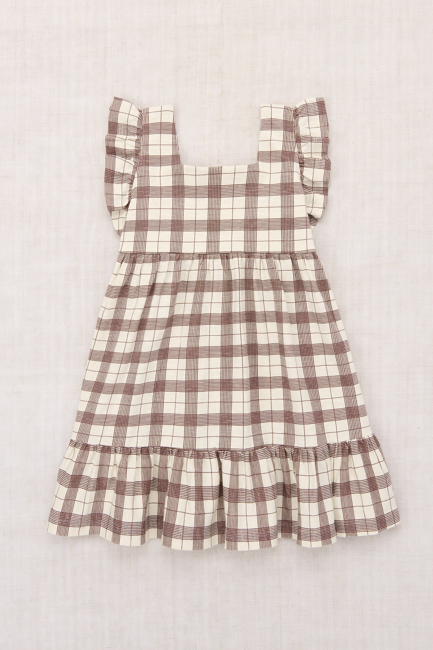 RUFFLE SLEEVE DRESS