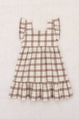 RUFFLE SLEEVE DRESS