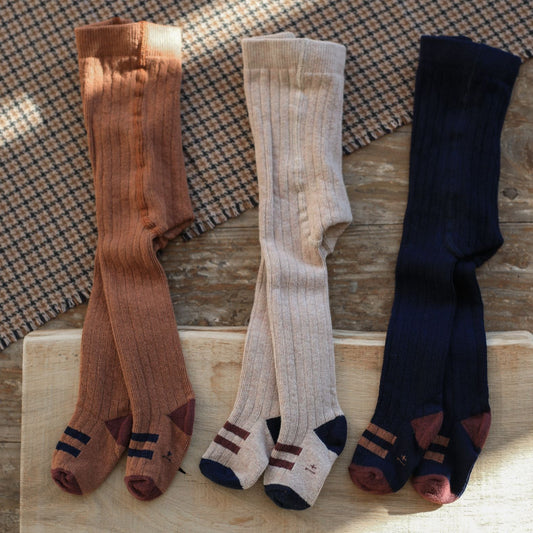 1+ in the Family plain ribbed tights