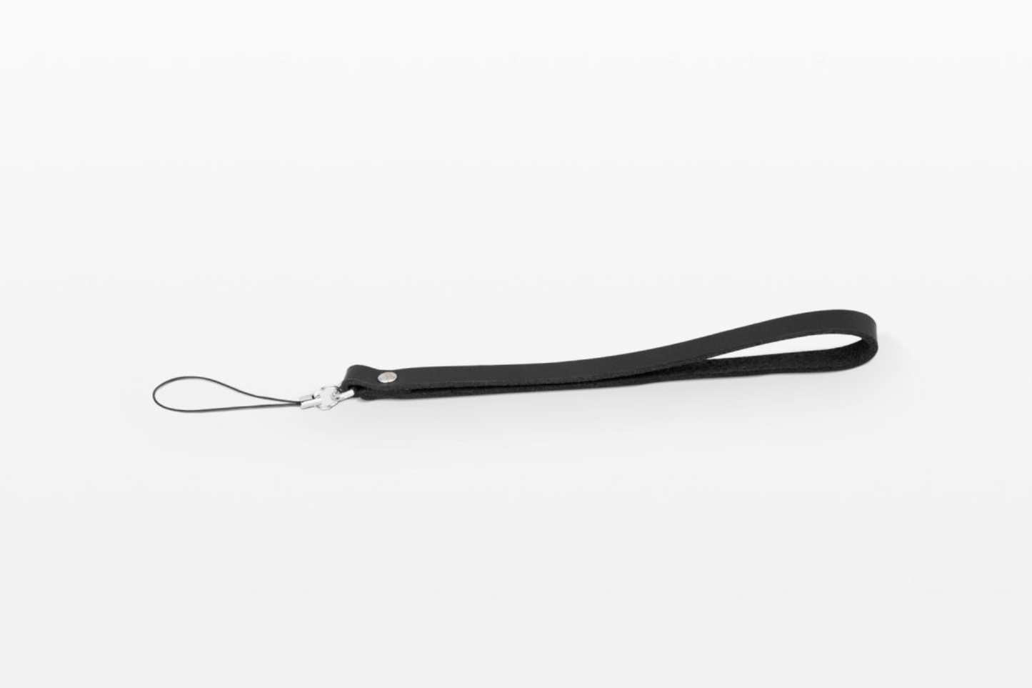 BLACK LEATHER CAMERA WRIST STRAP