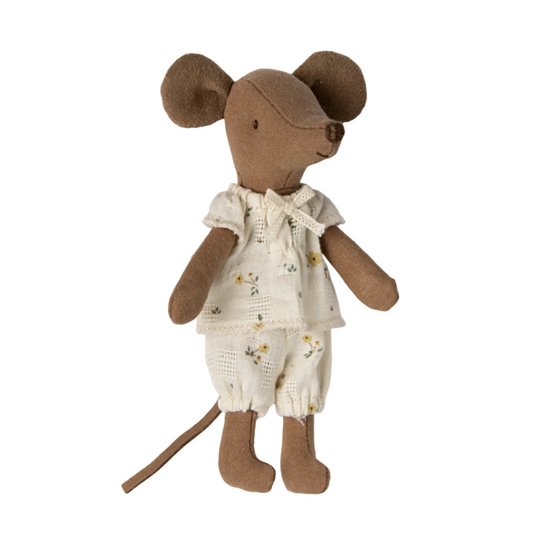 BIG SISTER MOUSE IN MATCHBOX - FLORAL BLOOMERS