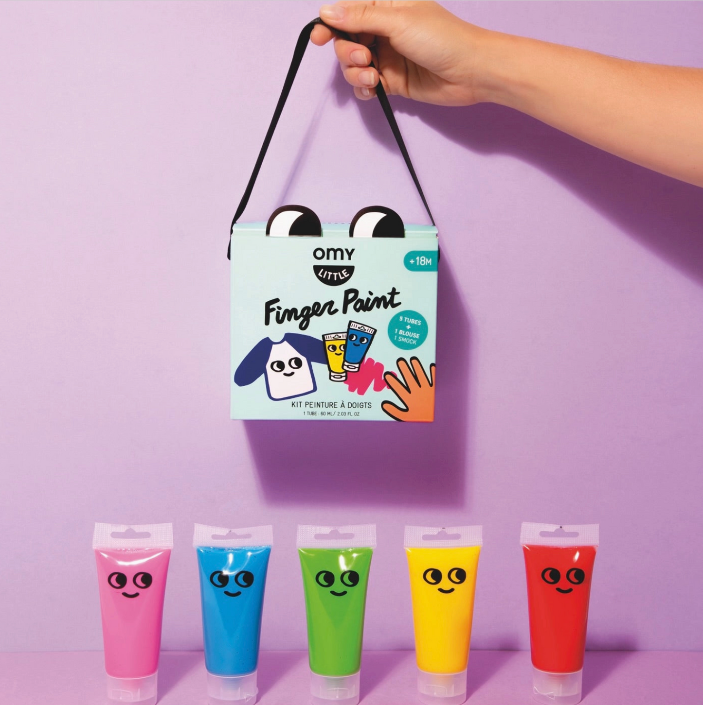 FINGER PAINT SET & APRON