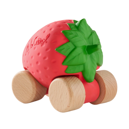 SWEETIE THE STRAWBERRY BABY CAR TEETHER