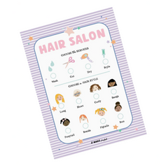 HAIR SALON PRETEND PLAY NOTEPAD