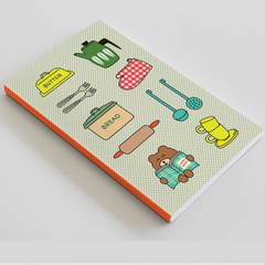 VINTAGE GRID NOTEBOOK