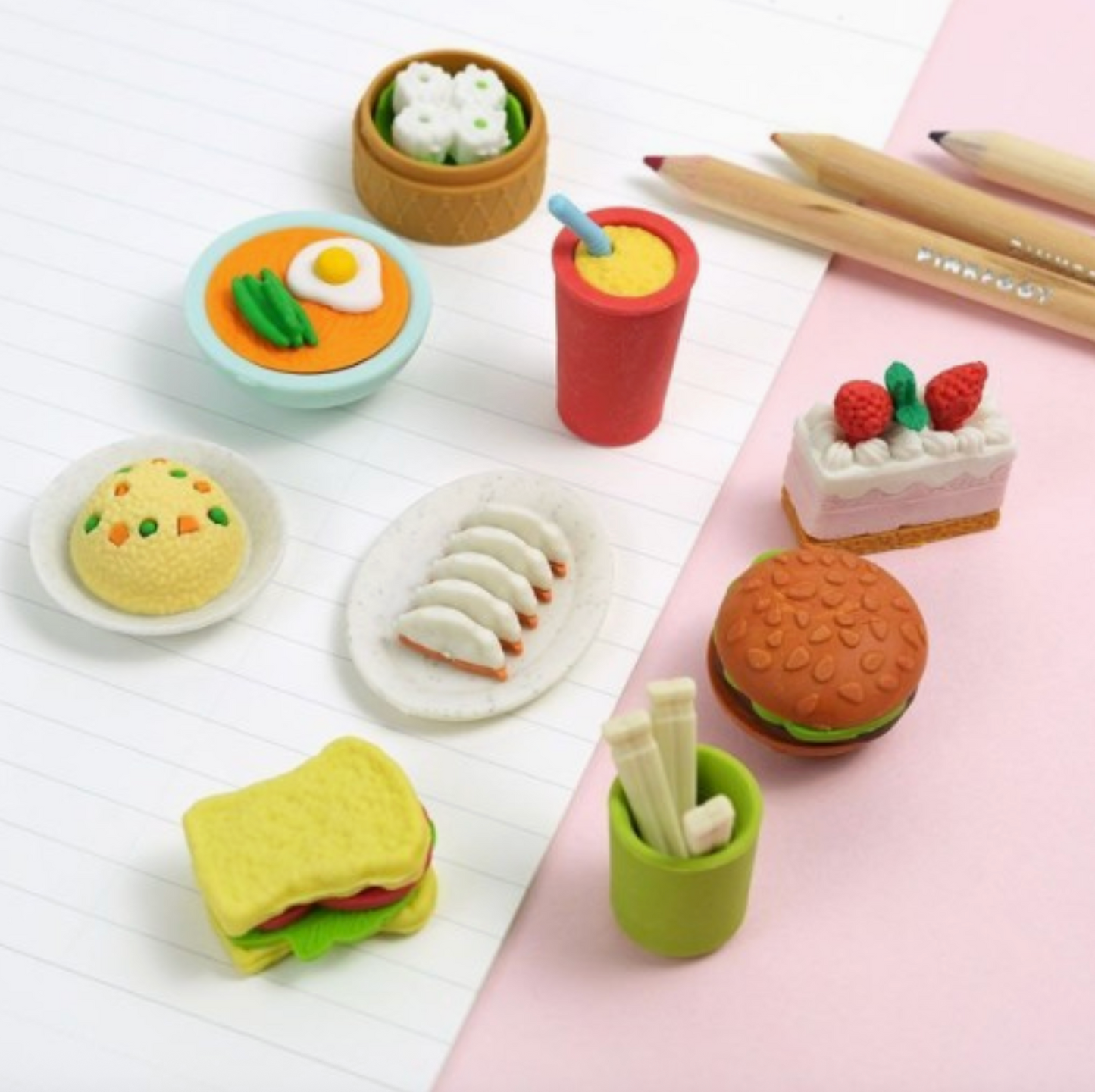 MINIATURE SNACK ERASER BLIND BOX