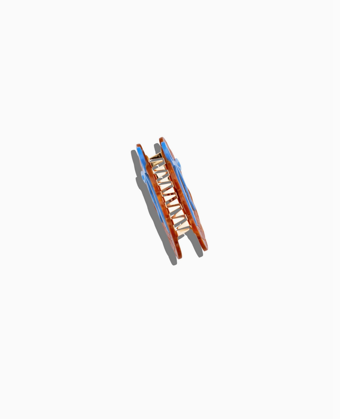 Pair of earrings with a white background