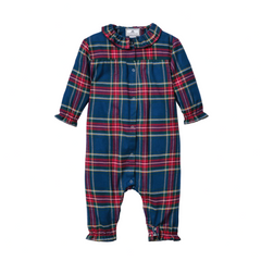 INFANT WINDSOR TARTAN MADELINE ROMPER