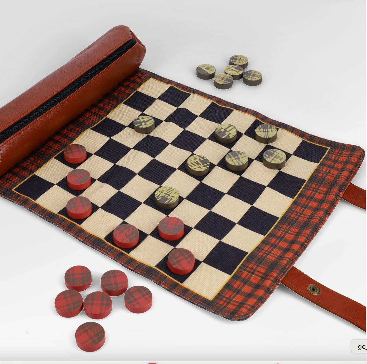 PENDLETON RED BLACK CHECK CHESS & CHECKERS – Little-ish