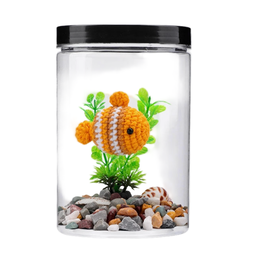 THE LOOP BRIGADE: DIY CROCHET PLUSH KIT - AQUARIUM