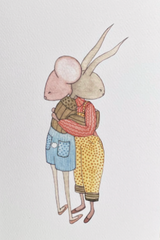 A GOOD HUG - BLANK CARD