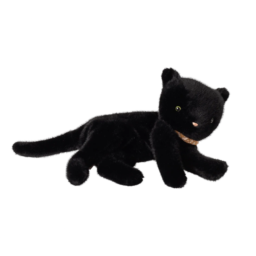 MAILEG SLEEPING CAT PLUSH - BLACK