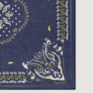 PAISLEY BANDANA - INDIGO BLUE