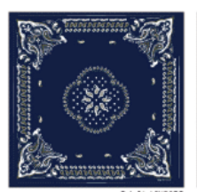 PAISLEY BANDANA - INDIGO BLUE