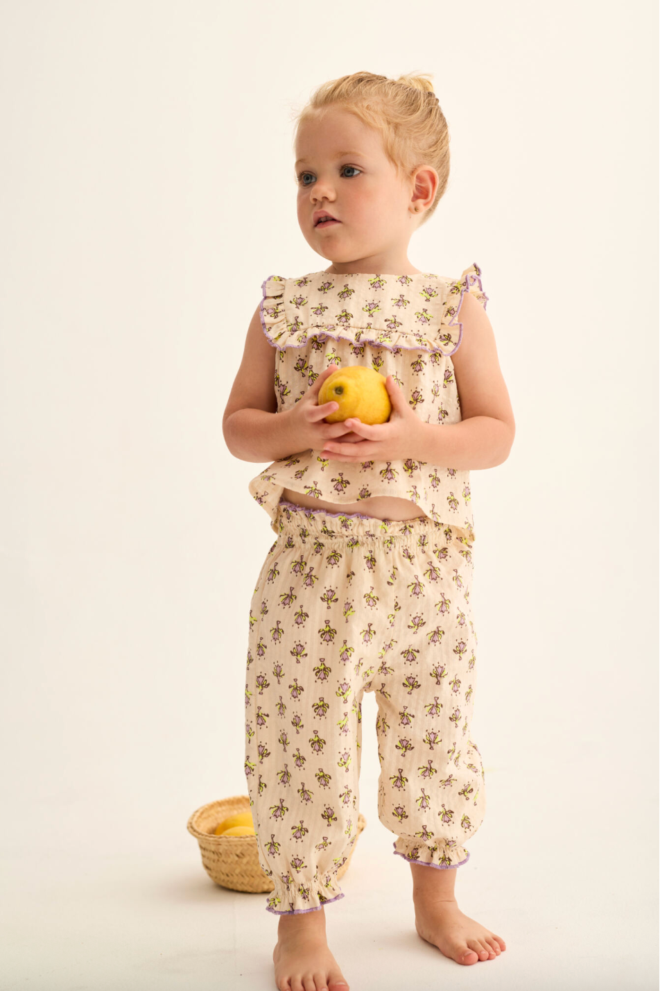 ARI INDIAN FLOWER PRINT BABY SET