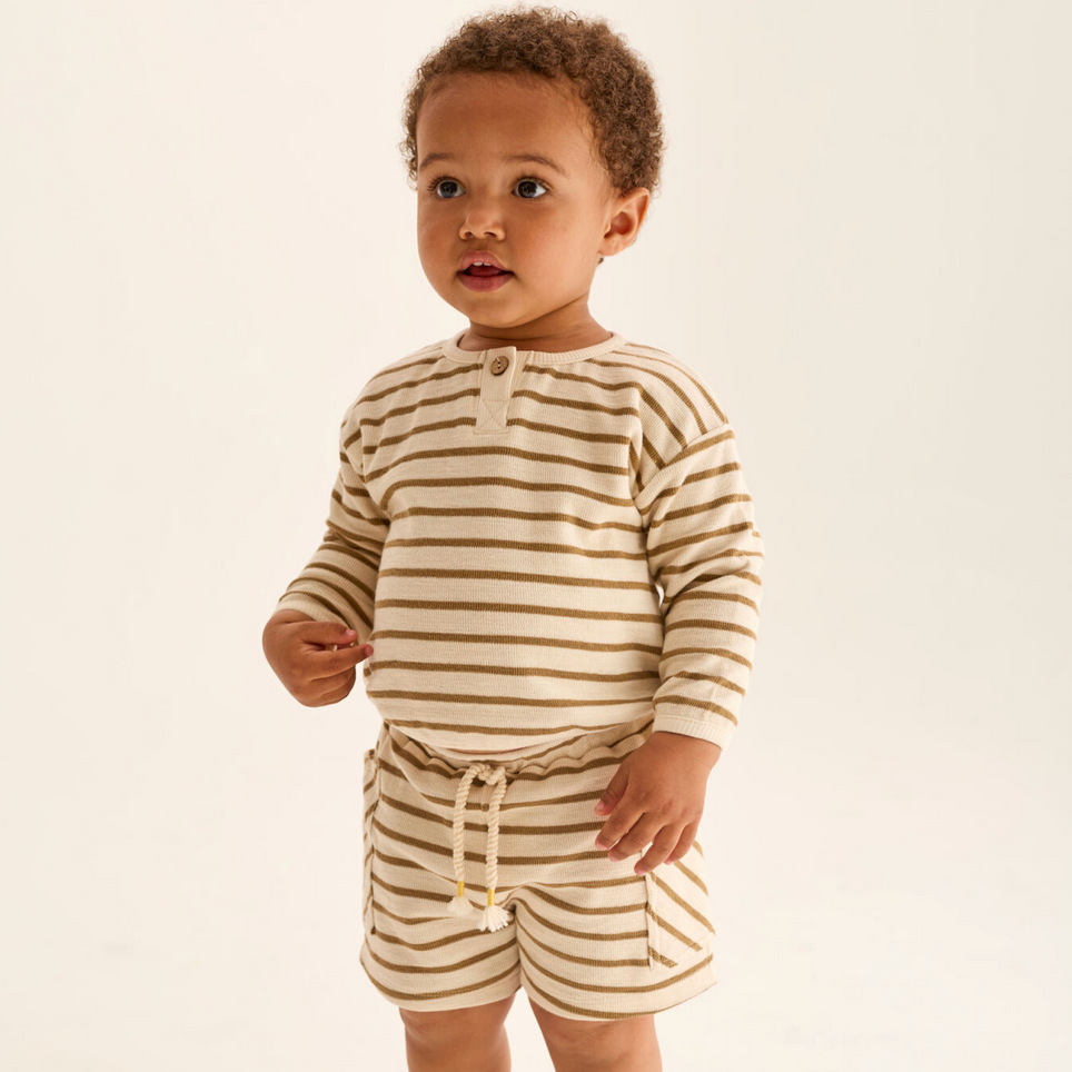 ROCCO BABY STRIPED SHORTS