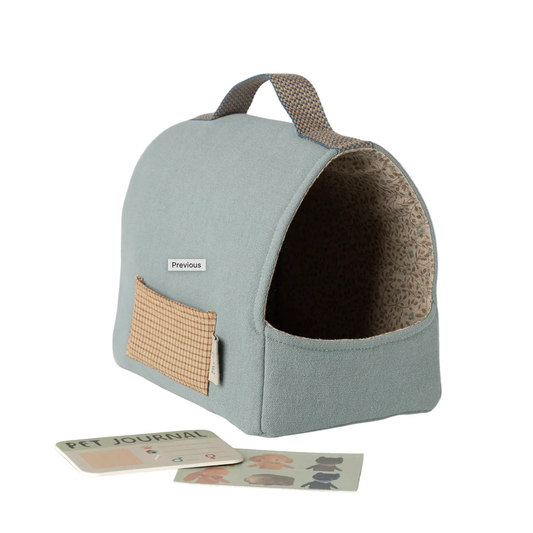 PUPPY CARRIER - DUSTY BLUE