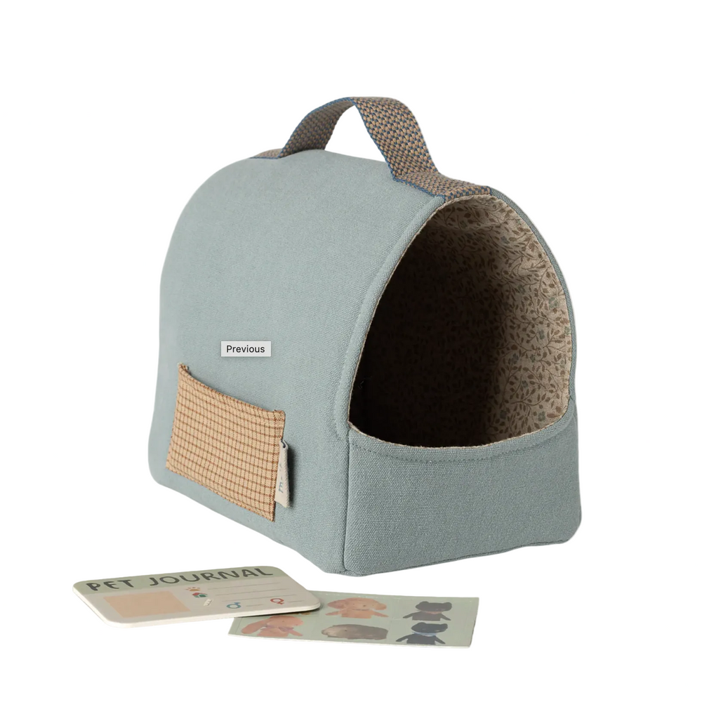 PUPPY CARRIER - DUSTY BLUE