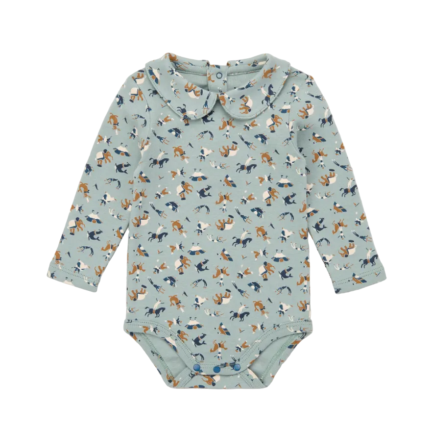 BABY PETIT COLLAR ONESIE - ONSEN