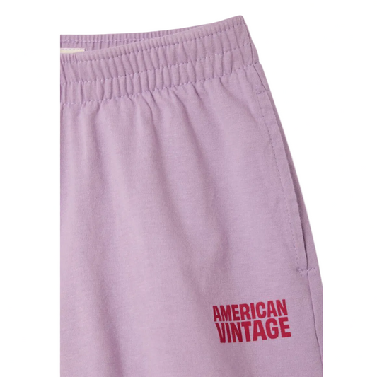 AMERICAN VINTAGE KIDS SHORTS GIXY - PASTEL LILAC