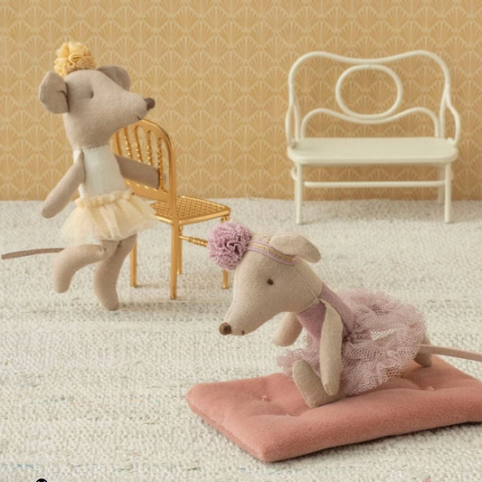 LITTLE SISTER MOUSE BALLERINA - HEATHER