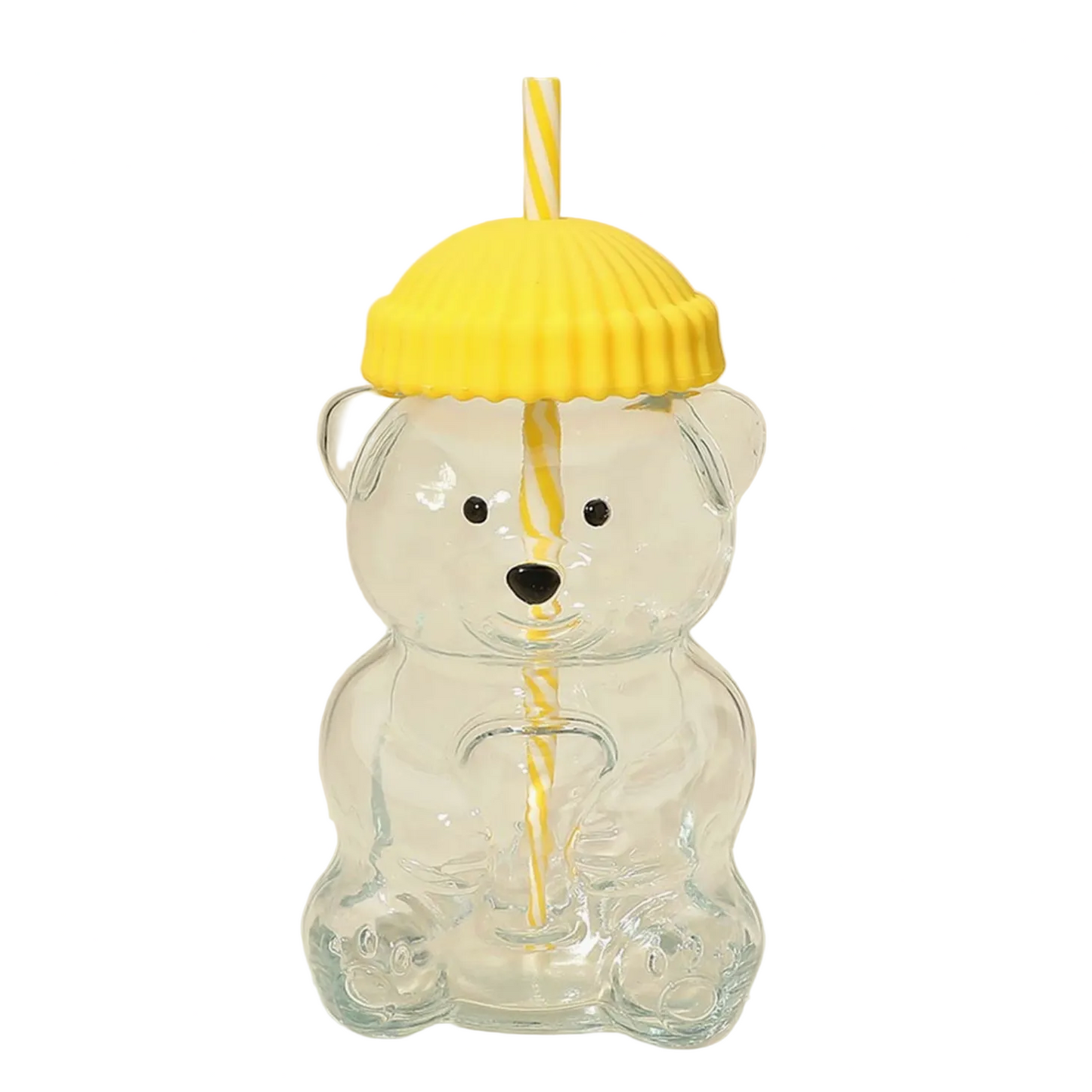 TEDDY BEAR GLASS TUMBLER