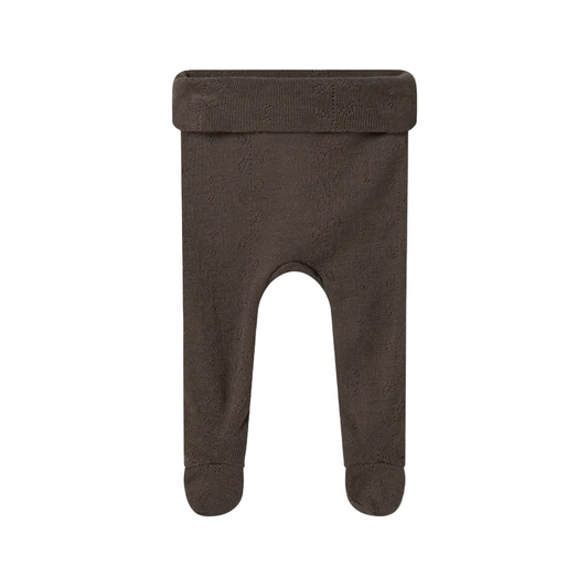 PIXA NOOS WOOL POINTELLE PANT - CHOCOLATE BROWN